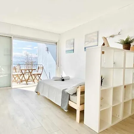 Estudio Frente Al Mar En Roses Con Terraza Exterior foto