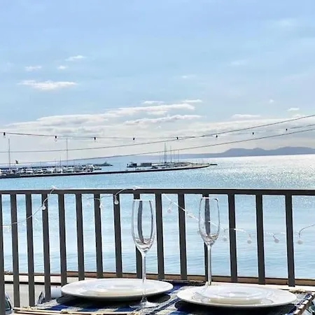 Estudio Frente Al Mar En Roses Con Terraza Exterior foto